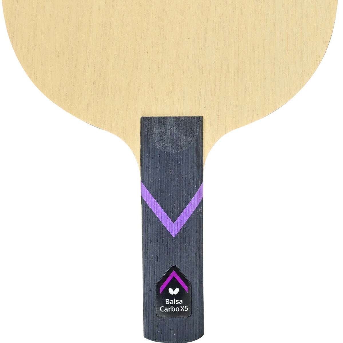 Butterfly BalsaCarbo X5 22 Blade: Lower Third of Straight Handle Type